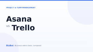 Asana vs Trello — compared on BizBot