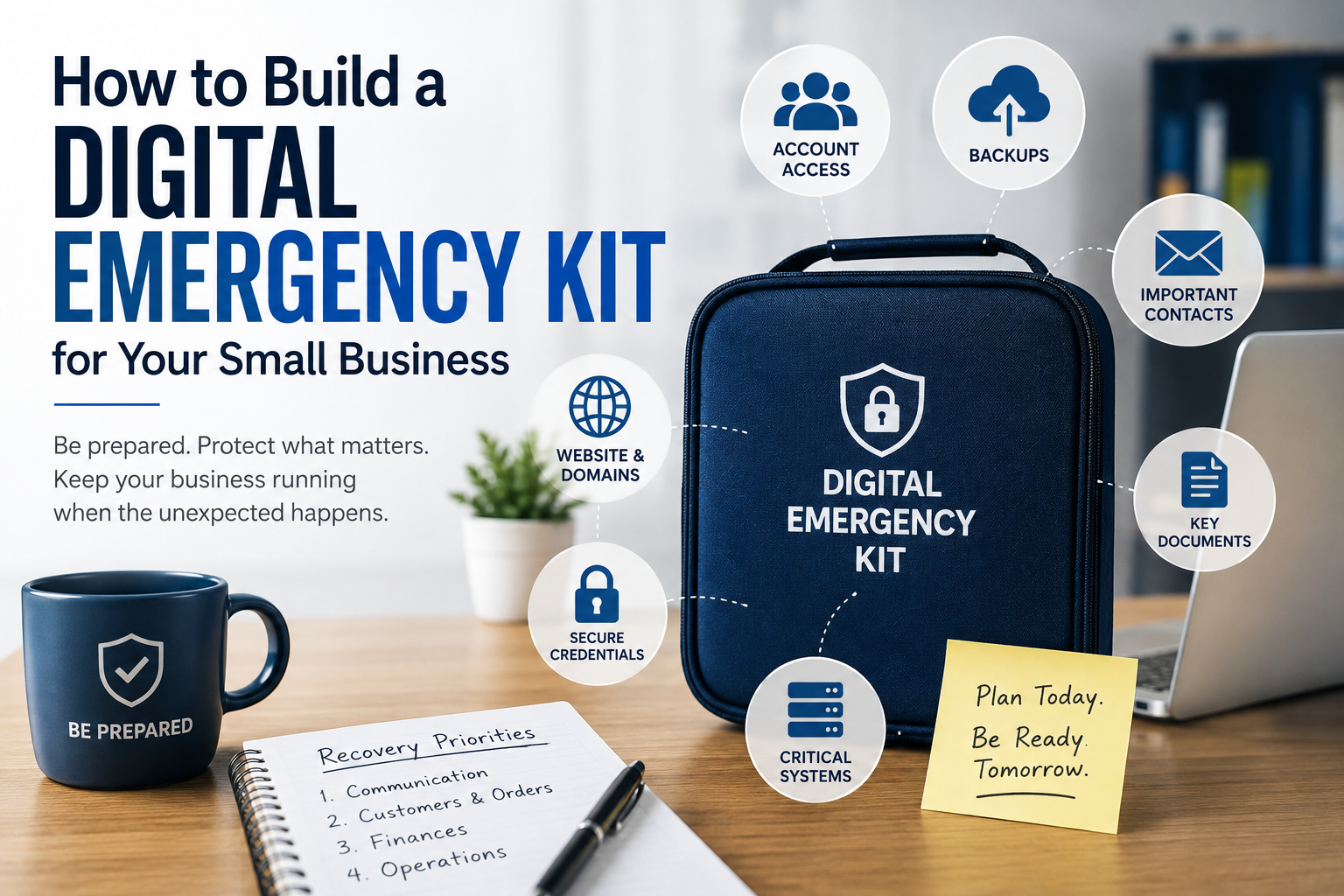 How to Build a Digital Emergency Kit for Small Business guide to building digital emergency kit for small business