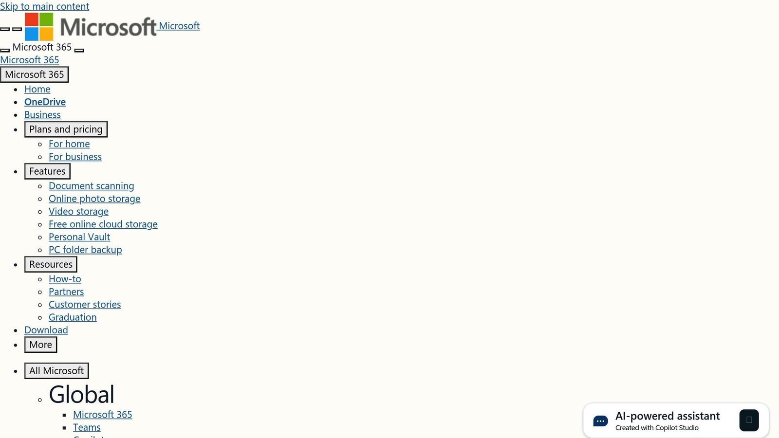 Microsoft OneDrive for Business