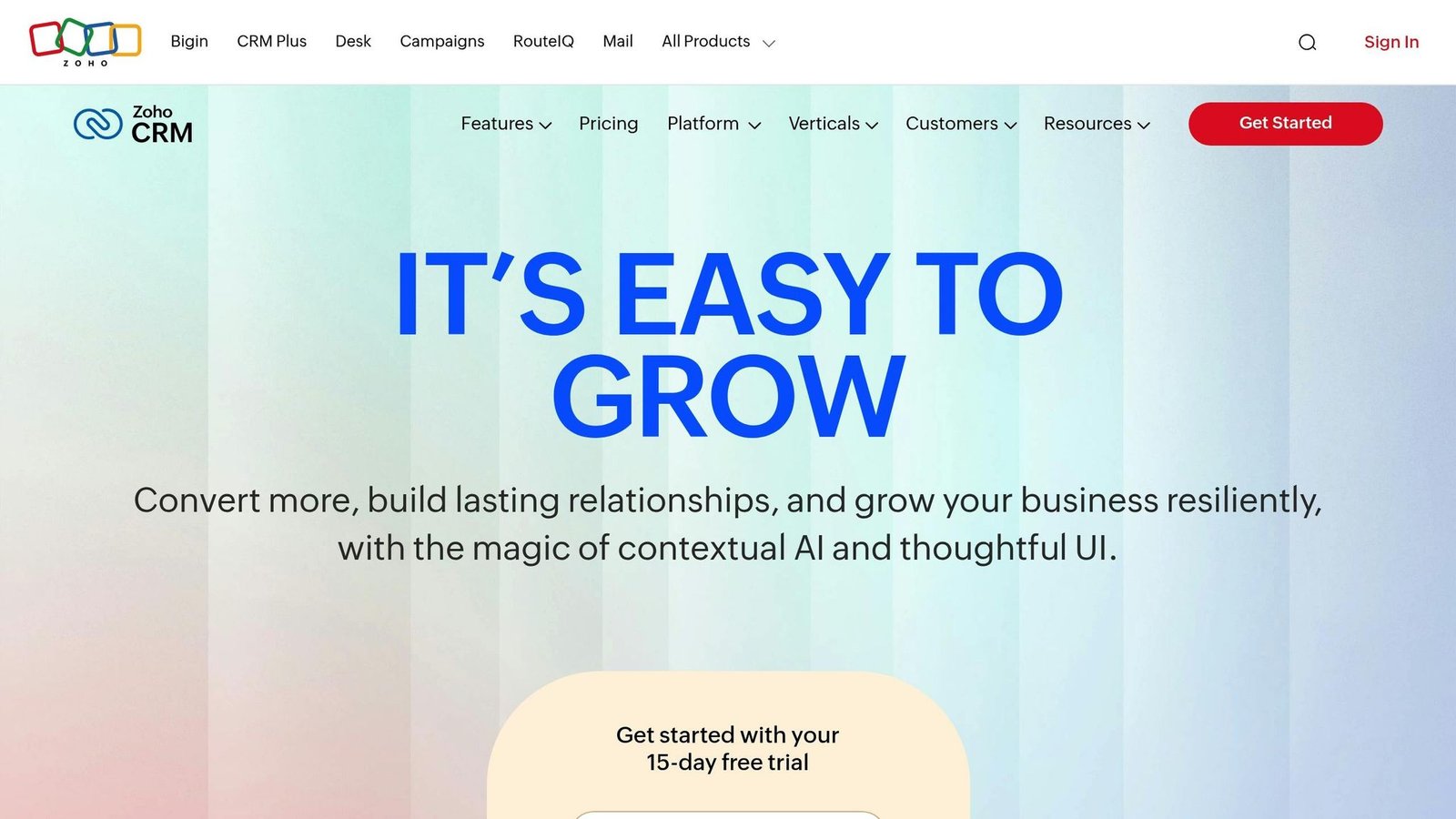 Zoho CRM
