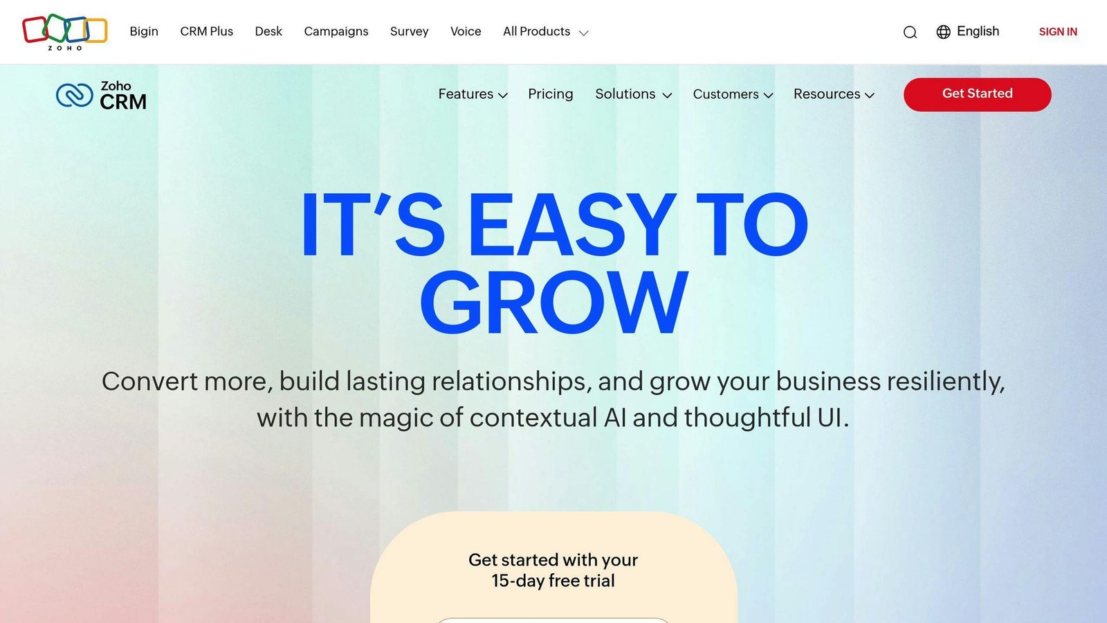 Zoho CRM