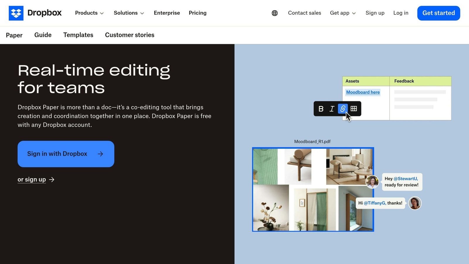 Dropbox Paper