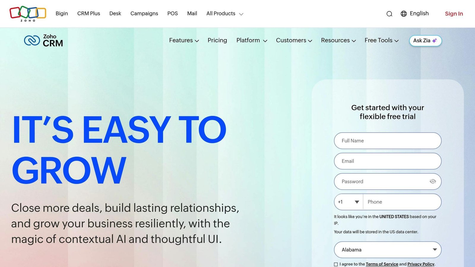 Zoho CRM