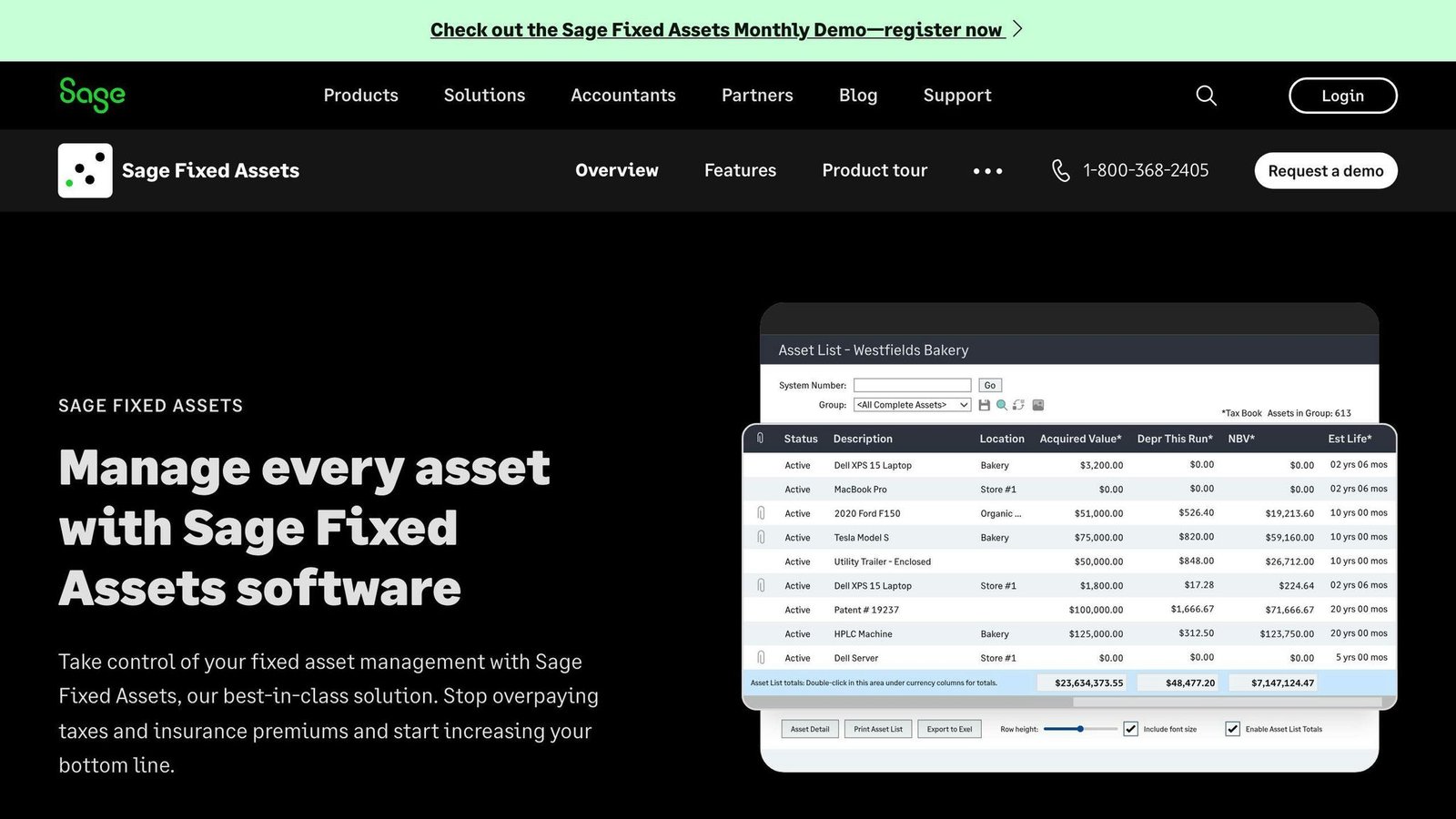 Sage Fixed Assets