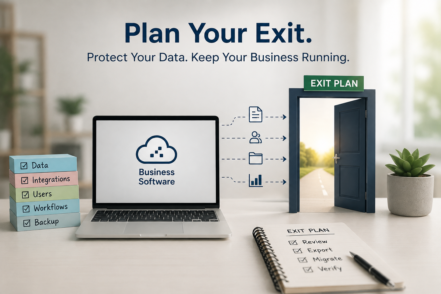 How to Create a Business Software Exit Plan Before You Need One plan to exit protect your data